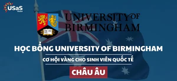 Du Học Anh Với Học Bổng University of Birmingham – Cơ Hội Vàng Cho Sinh Viên Quốc Tế