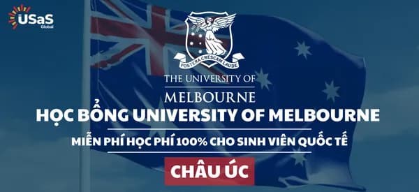 Chinh phục học bổng cử nhân University of Melbourne – Miễn học phí đến 100% cho sinh viên quốc tế!